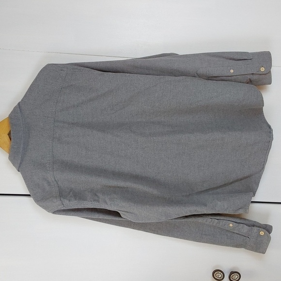 Abercrombie & Fitch Mens Gray Soft Cotton Button Down Shirt Pockets Sz.XXL - Picture 6 of 9